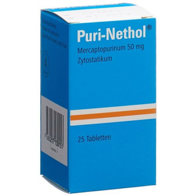 Пури-Нетол 50 мг 25 таблеток  - АПТЕКА ЦЮРИХ